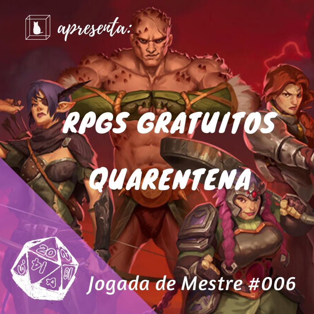 10 RPGs de mesa de graça para ficar em casa na quarentena