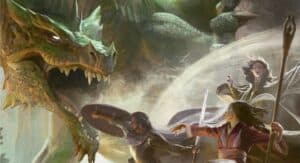 D&D 5e combate imagem do dragão verde mina perdida de Phandelver
