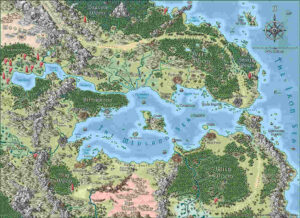 Tela principal-Construção do mapa do RPG.