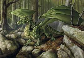 dragões verdes em D&D RPG de Mesa