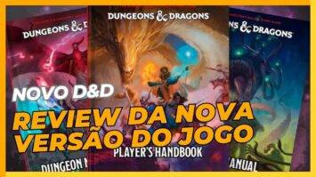 nova edição de Dungeons & Dragons capa da matéria de review