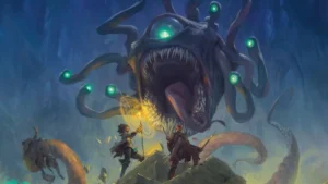 New D&D 2025 Monster Manual beholder design on the cover